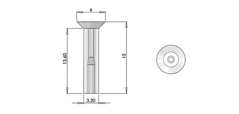 sparkle flush fitting cad image