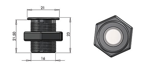 p17t wet area fitting cad image