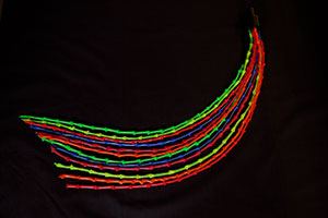 uv reactive opulence fibre