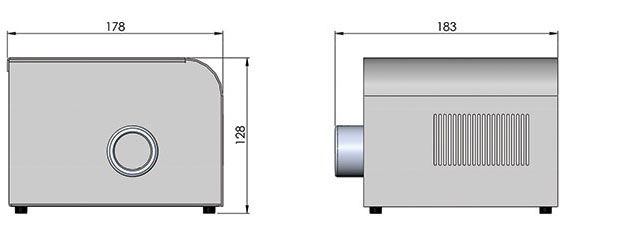 cad image of nova fibre optic light source