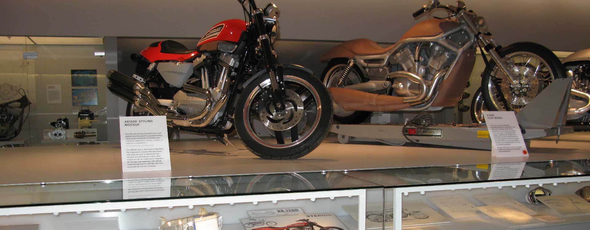 fibre optic lighting in the harley davidson museum